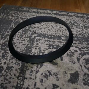 Ceramic or Metal Black Decorative Ring